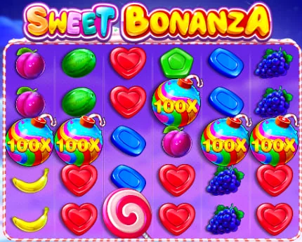 Sweet Bonanza 100x çarpan örneği